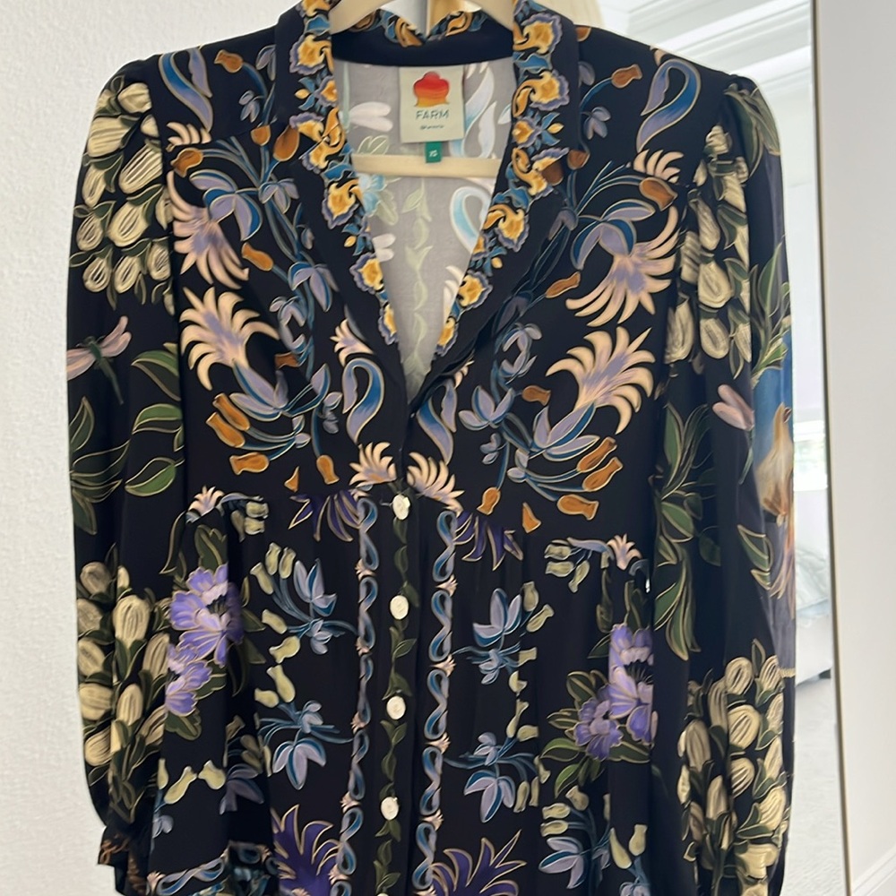 Farm Rio Winter Garden Dress- Current Season.